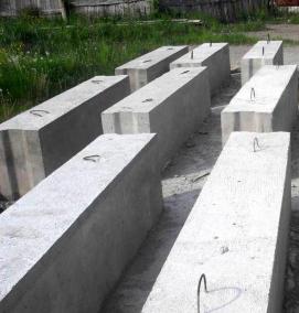 фундаментные блоки для гаража - вариант 1