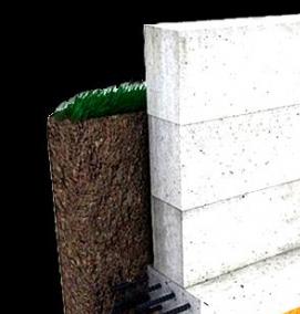 фундаментные блоки ручной кладки - вариант 4