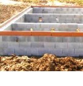 фундаментные блоки ручной кладки - вариант 2