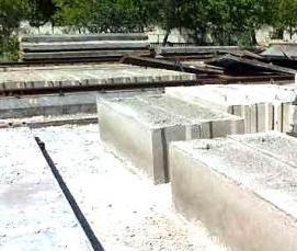 фундаментные плиты перекрытия - модель 1