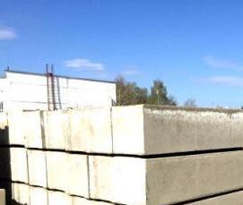 фундаментный блок сплошной - вариант 3