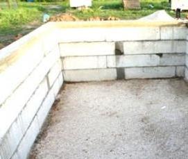 фундаментный опорный блок - вариант 1