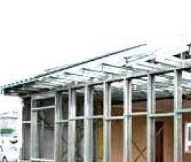 Гаражи из легких металлоконструкций - тип 1