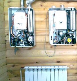 Газификация дачного дома - модель 2