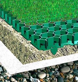 Газонная георешетка - вариант 3