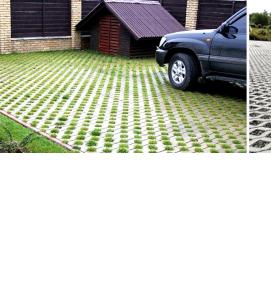 Газонная решетка 600х400х100 мм - вариант 3