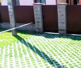 Газонная решетка Соты - модель 2