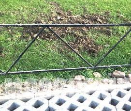 Газонная решетка вибропрессованная - вариант 2