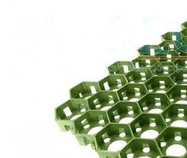 Газонная решетка зеленая - модель 1