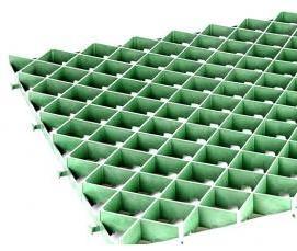 Газонная решетка зеленая - модель 3