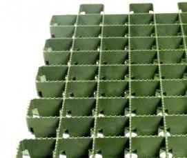 Газонная решетка зеленая - модель 2