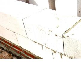 Газосиликатный блок под армопояс - вариант 3