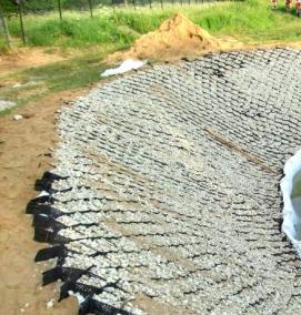 Георешетка для откосов и склонов - тип 4