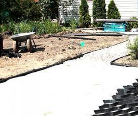 Георешетка объемная 200 мм - вариант 1