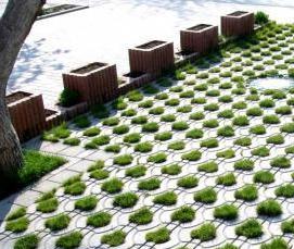 Георешетка под газон - вариант 3