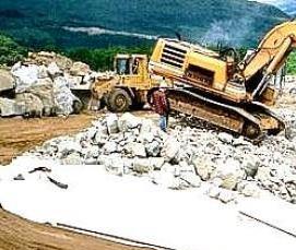 Геотекстиль для берега - модель 1