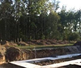 Геотекстиль под подушку фундамента - вариант 4