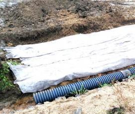 Геотекстиль в канаву - тип 4