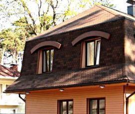 Гибкая черепица красная - тип 2