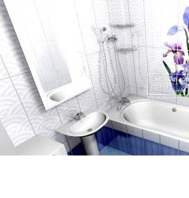 Гибкие панели пвх для ванной - тип 1