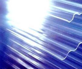 Гибкий прозрачный шифер в рулонах - модель 4