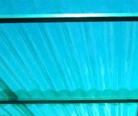 Гибкий прозрачный шифер в рулонах - модель 3