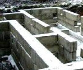 Гидроизоляция бетонных блоков - модель 2