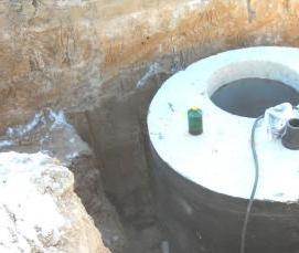 Гидроизоляция бетонных колец от грунтовых вод - модель 2