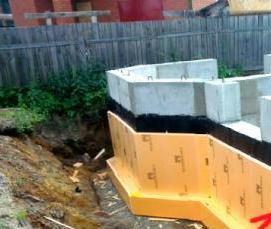 Гидроизоляция дома - вариант 1