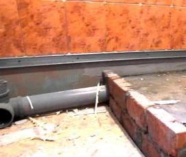 Гидроизоляция душа - тип 3