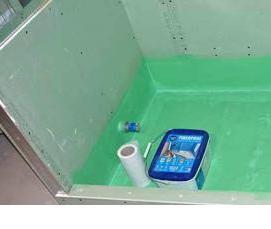 Гидроизоляция душевого трапа - модель 2