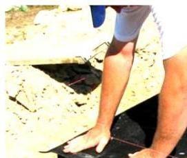 Гидроизоляция фундамента рубероидом - тип 1