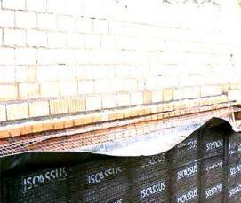 Гидроизоляция фундамента зимой - вариант 4