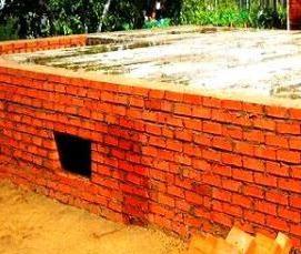 Гидроизоляция красного кирпича - вариант 3