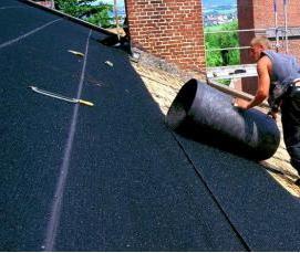 Гидроизоляция кровли гаража - тип 3