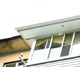 Гидроизоляция крыши балкона на последнем этаже - вариант 1