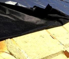 Гидроизоляция крыши дома под профнастил - вариант 3