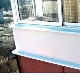 Гидроизоляция лоджии - тип 1