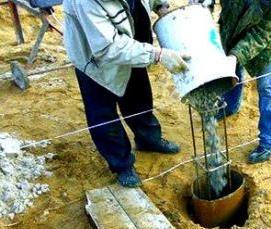 Гидроизоляция опор - вариант 1