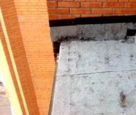 Гидроизоляция открытого балкона - модель 1