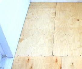 Гидроизоляция открытого деревянного балкона - модель 1