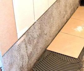 Гидроизоляция перед плиткой в ванной - модель 1