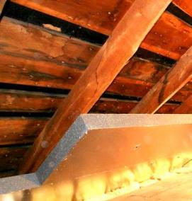 Гидроизоляция перекрытия чердака - тип 3