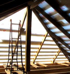 Гидроизоляция перекрытия чердака - тип 2