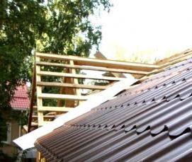 Гидроизоляция под металлочерепицу - вариант 1