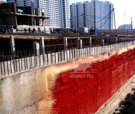 Гидроизоляция подземных зданий и сооружений - модель 2