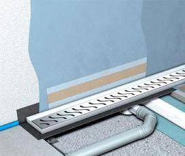 Гидроизоляция пола душевой без поддона - тип 1