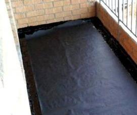 Гидроизоляция пола и потолка - вариант 1