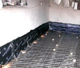 Гидроизоляция пола и потолка - вариант 2