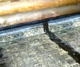 Гидроизоляция пола рубероидом - модель 4